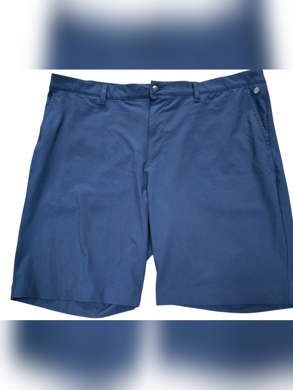 Men's Adidas 365 Grip Waist Band Navy Golf Outdoor Shorts (Size:40)